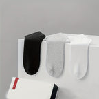 15 Pairs Unisex Low Cut Socks - Fashionable Solid Colors, Ultra-Soft & Featherweight - Ideal for Everyday Wear, Versatile Ladies & Gents Stockings & Hosiery Value Pack