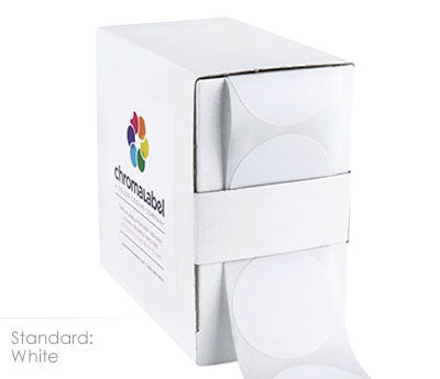 1-1/2" Permanent Round Color-Code Round Dot Inventory Labels: 500/Box