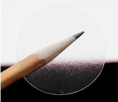 1-1/2" Crystal Clear Wafer Seals: 1,000/Roll - Pef. & Non-Perf.