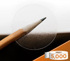 1-1/2" Crystal Clear Wafer Seals: 5,000/Roll - Pef. & Non-Perf.