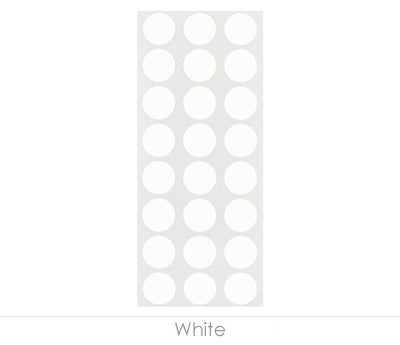 1/2" Removable Round, Color-Code Dots: 1,200/Pack