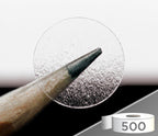 1/2" Crystal Clear Dot Stickers: 500/Roll