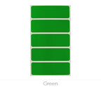 1" x 3" Removable Color-Code Rectangle Label Variety Kit (Primary Colors): 150/Pack