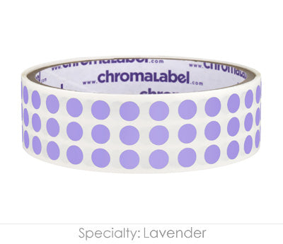 1/4" Permanent Round, Color-Code Dot Stickers: 1,000/Roll