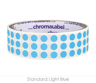 1/4" Permanent Round, Color-Code Dot Stickers: 1,000/Roll