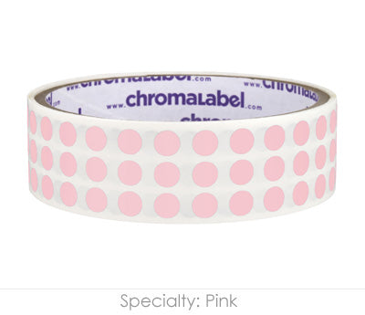 1/4" Permanent Round, Color-Code Dot Stickers: 1,000/Roll