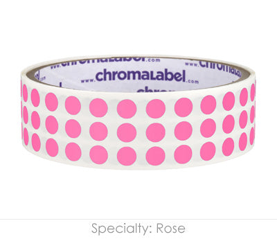 1/4" Permanent Round, Color-Code Dot Stickers: 1,000/Roll