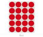 1" Removable Round Color-Code Dots: 1,000/Pack