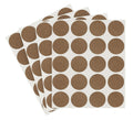 1" True Kraft Paper Dot Stickers: 1080/Pack
