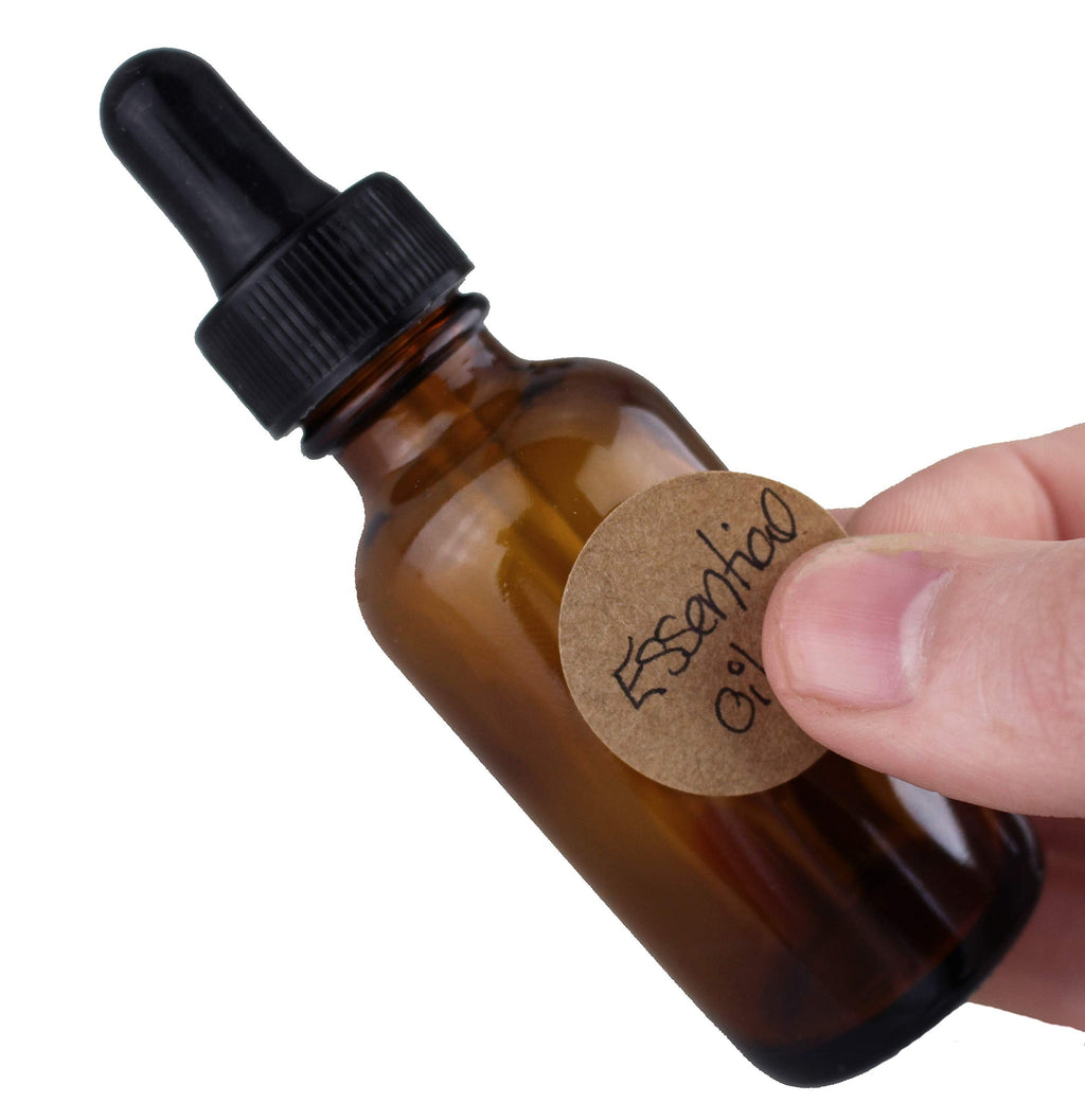 1" True Kraft Paper Dot Stickers: 1080/Pack