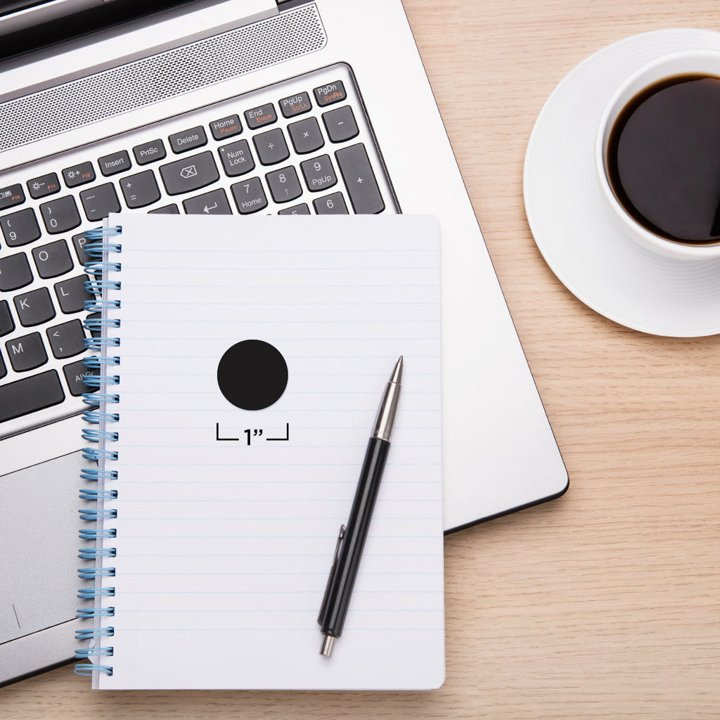 1" Removable Round, Color-Code Dots: 1,000/Roll