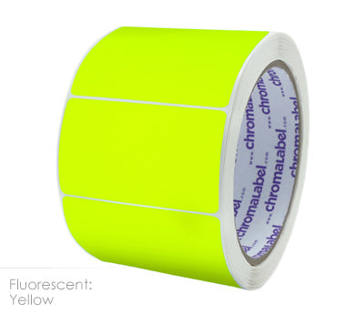 2" x 3" Color-Code Rectangle Labels: 250/Roll