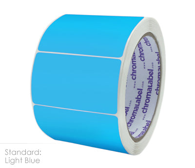 2" x 3" Color-Code Rectangle Labels: 250/Roll
