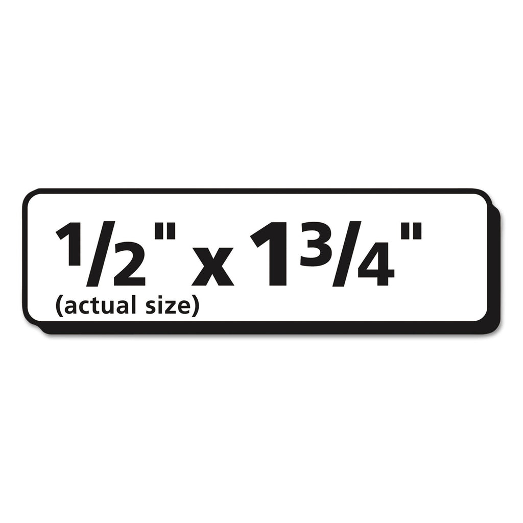 Avery Matte Clear Easy Peel Mailing Labels w/ Sure Feed Technology, Laser Printers, 0.5 x 1.75, Clear, 80/Sheet, 10 Sheets/Pack