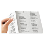 Avery Matte Clear Easy Peel Mailing Labels w/ Sure Feed Technology, Laser Printers, 1 x 2.63, Clear, 30/Sheet, 10 Sheets/Pack