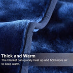 1-Piece (without Pillowcases) Thick Raschel Printed Blanket King Size Luxurious Single Ply 9 Lbs Soft & Warm Blanket Bed Home Gifts 85 X 95 In (215x240cm) For Any Decor