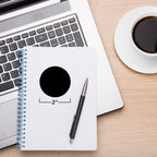 2" Removable Round Color Coding Sheeted Dot Kit (Fluorescent): 100/Pack