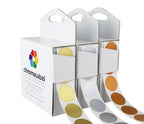 3/4" Permanent Round Color-Code Dot Kit (Metallic): 3,000/Kit