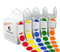3/4" Removable Round Color-Code Dot Variety Kit (Standard): 5,000/Kit