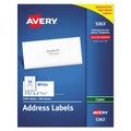 Avery Copier Mailing Labels, Copiers, 1.38 x 2.81, White, 24/Sheet, 100 Sheets/Box