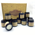 12-Pack Scented Candle Set, 100g (3.53oz) Home Smokeless Candle, 30 Hours Burning Time, Home Aromatherapy, Black Glass Gift Box Set, Wedding, Birthday, Halloween, Thanksgiving, Christmas, Mom, Friend, Wife, Sister, Women's Ho