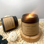 12-Pack Scented Candle Set, 100g (3.53oz) Home Smokeless Candle, 30 Hours Burning Time, Home Aromatherapy, Black Glass Gift Box Set, Wedding, Birthday, Halloween, Thanksgiving, Christmas, Mom, Friend, Wife, Sister, Women's Ho