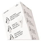 Avery Matte Clear Easy Peel Mailing Labels w/ Sure Feed Technology, Laser Printers, 1.33 x 4, Clear, 14/Sheet, 50 Sheets/Box