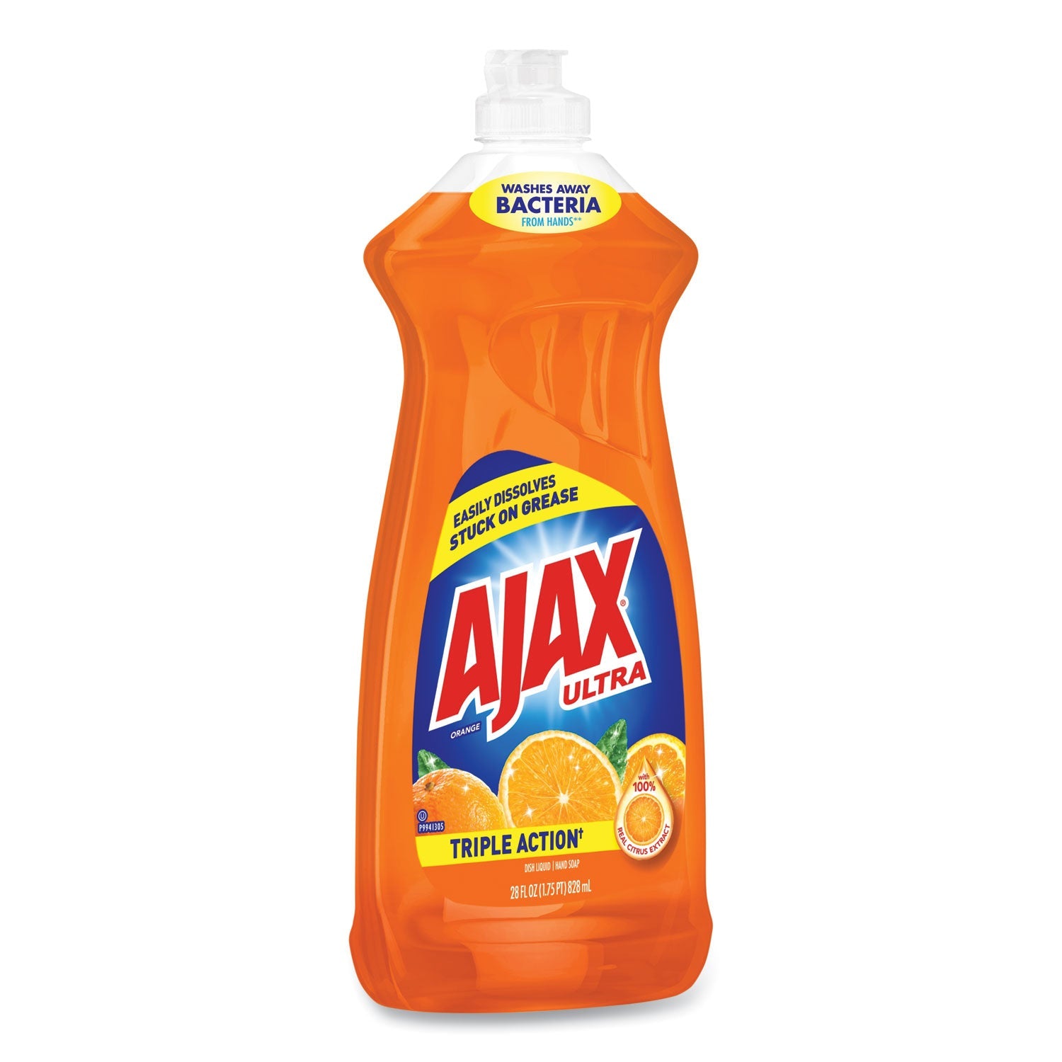 Ajax Dish Detergent, Liquid, Orange Scent, 28 oz Bottle