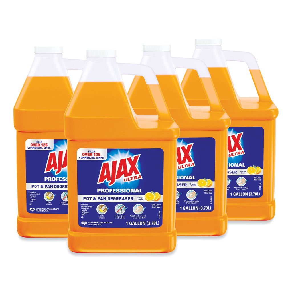 Ajax Dish Detergent, Citrus Scent, 1 gal Bottle, 4/Carton