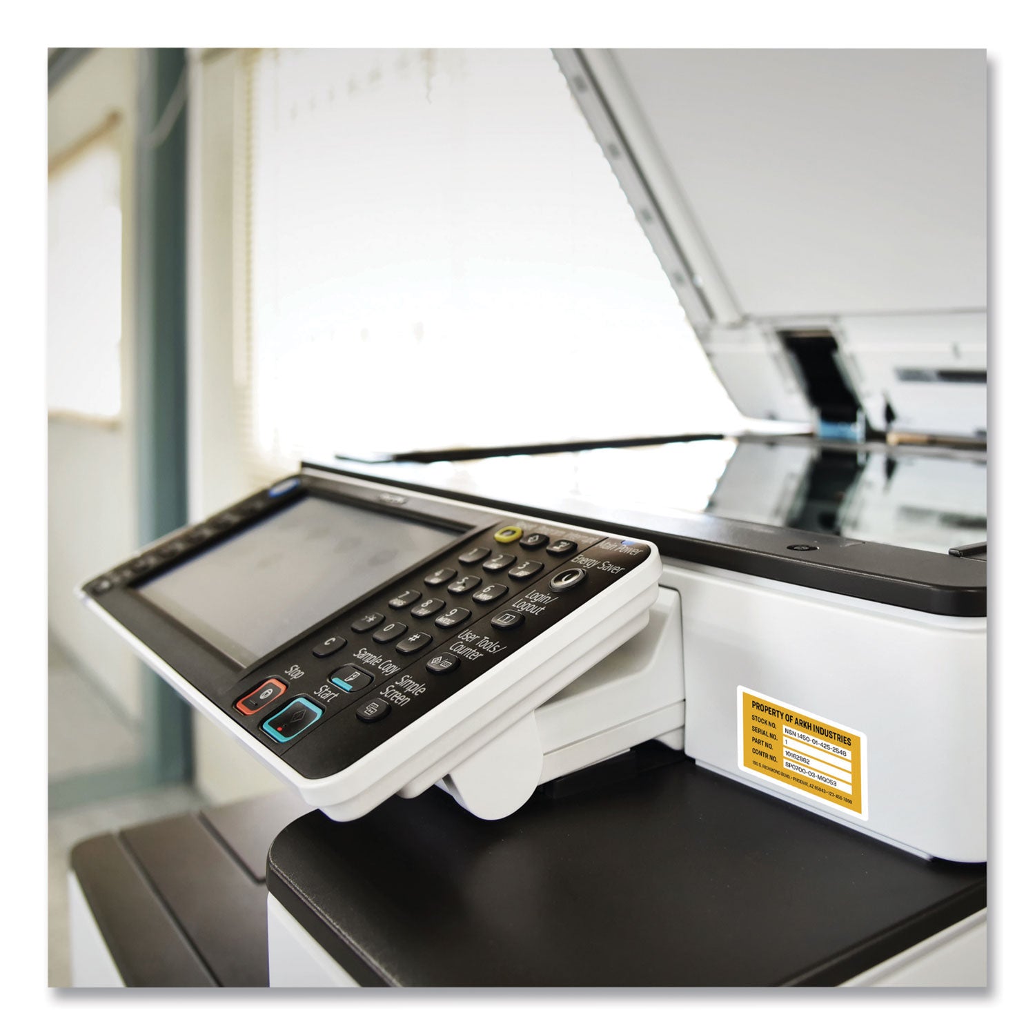 Avery PermaTrack Tamper-Evident Asset Tag Labels, Laser Printers, 2 x 3.75, White, 8/Sheet, 8 Sheets/Pack