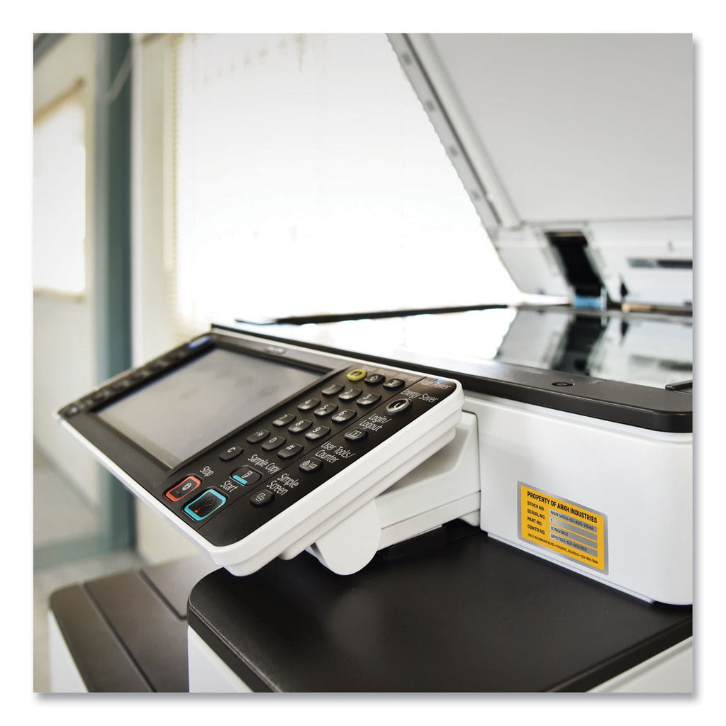 Avery PermaTrack Metallic Asset Tag Labels, Laser Printers, 2 x 3.75, Silver, 8/Sheet, 8 Sheets/Pack