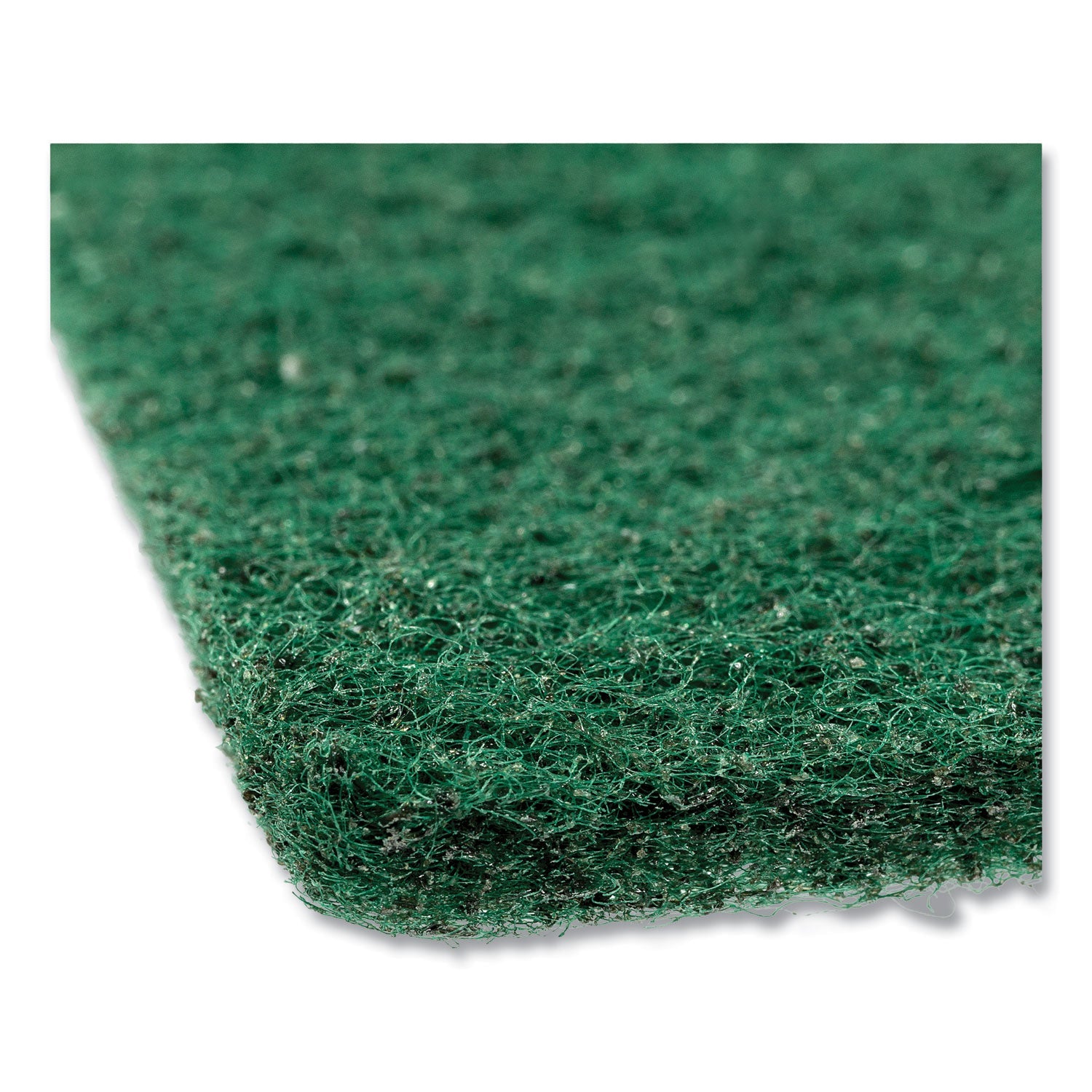 AmerCareRoyal Medium-Duty Scouring Pad, 6 x 9, Green, 10 Pads/Pack, 6 Packs/Carton