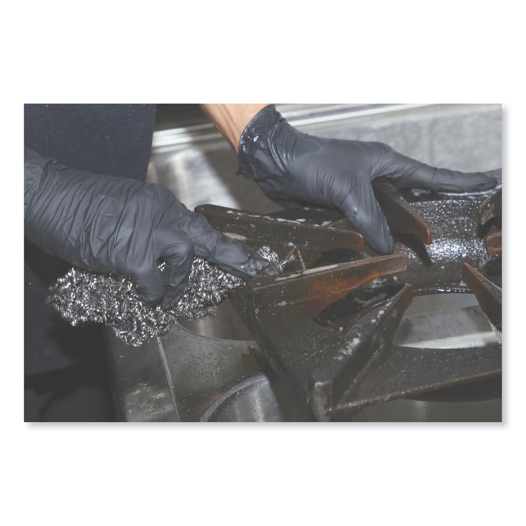 AmerCareRoyal Stainless Steel Sponge, Polybagged, 1.50 oz, Gray, 12/Pack, 12/Packs/Carton