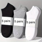 15 Pairs Unisex Low Cut Socks - Fashionable Solid Colors, Ultra-Soft & Featherweight - Ideal for Everyday Wear, Versatile Ladies & Gents Stockings & Hosiery Value Pack