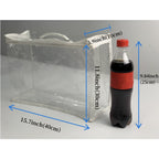 1pcs/2pcs 2-Pack Transparent PVC Travel Makeup Bag, Waterproof Cosmetic Pouch for Travel, Portable Quilt Blanket Storage Bag