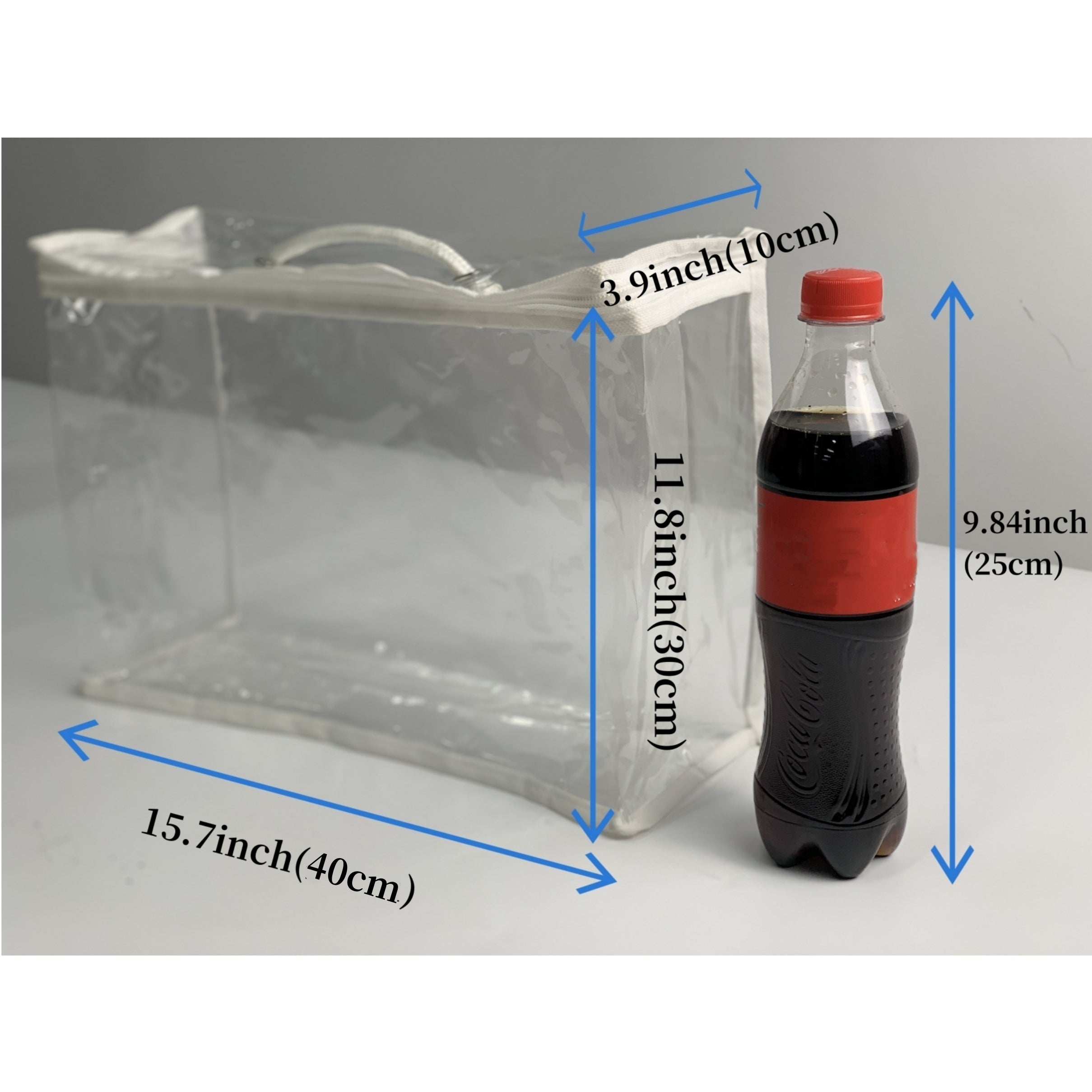 1pcs/2pcs 2-Pack Transparent PVC Travel Makeup Bag, Waterproof Cosmetic Pouch for Travel, Portable Quilt Blanket Storage Bag