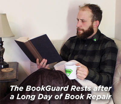 1-1/2" BookGuard™ Premium Cloth Book Binding Repair Tape: 30 yds - Black