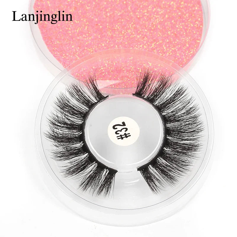 4/100 Pairs Wholesale Fake Lashes 3D Mink Eyelashes Fluffy Dramatic Lashes Cruelty Free False Eye lashes Makeup Tools maquillaje