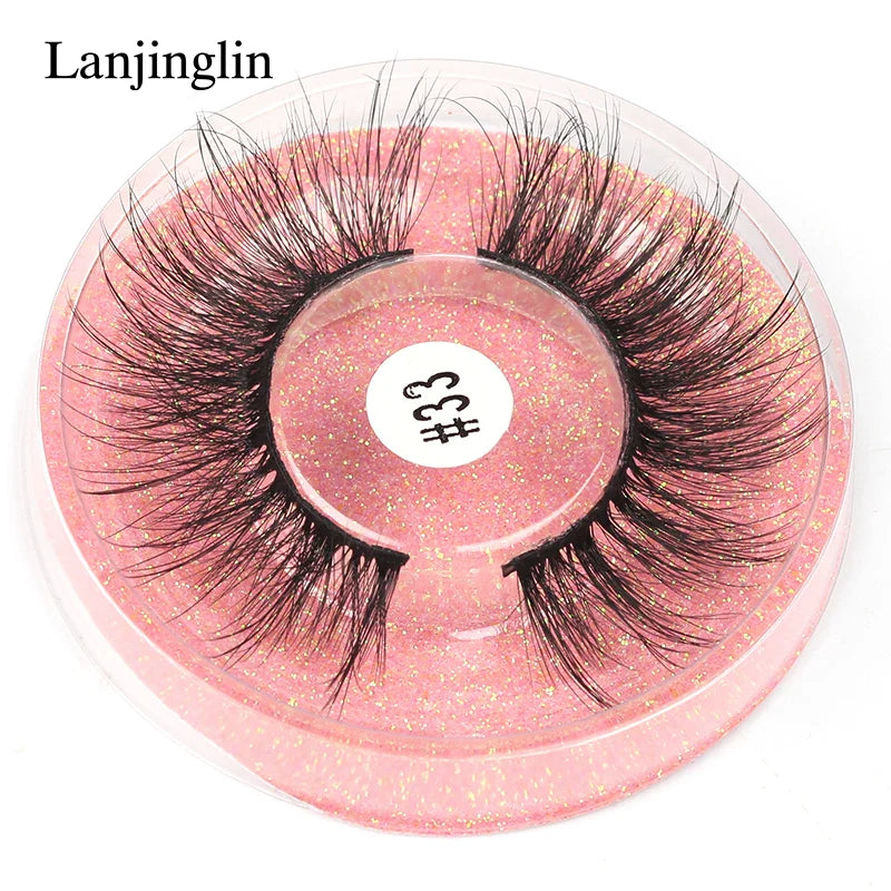4/100 Pairs Wholesale Fake Lashes 3D Mink Eyelashes Fluffy Dramatic Lashes Cruelty Free False Eye lashes Makeup Tools maquillaje