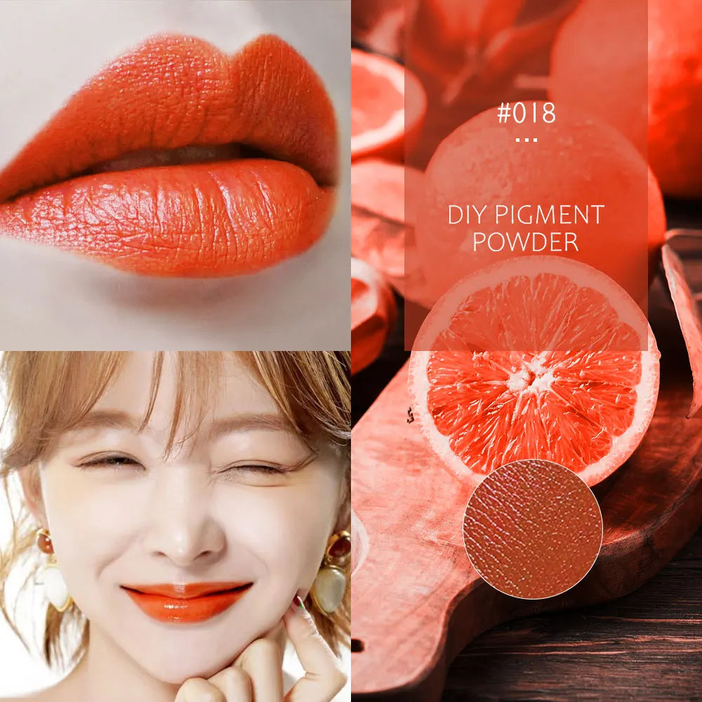 32 Colors Makeup Lip Stick Powder Long Lasting Lip Gloss Cosmetic Pigment DIY Lip Gloss Powder Material Lip Glaze Pigment