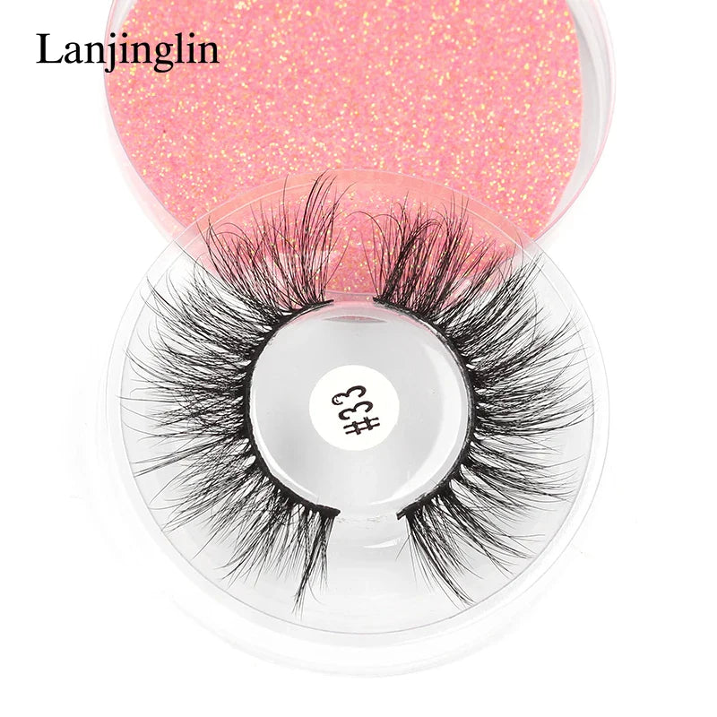 4/100 Pairs Wholesale Fake Lashes 3D Mink Eyelashes Fluffy Dramatic Lashes Cruelty Free False Eye lashes Makeup Tools maquillaje