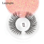 4/100 Pairs Wholesale Fake Lashes 3D Mink Eyelashes Fluffy Dramatic Lashes Cruelty Free False Eye lashes Makeup Tools maquillaje