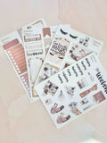 4 Sheets - Wake up and Makeup Stickers Kit