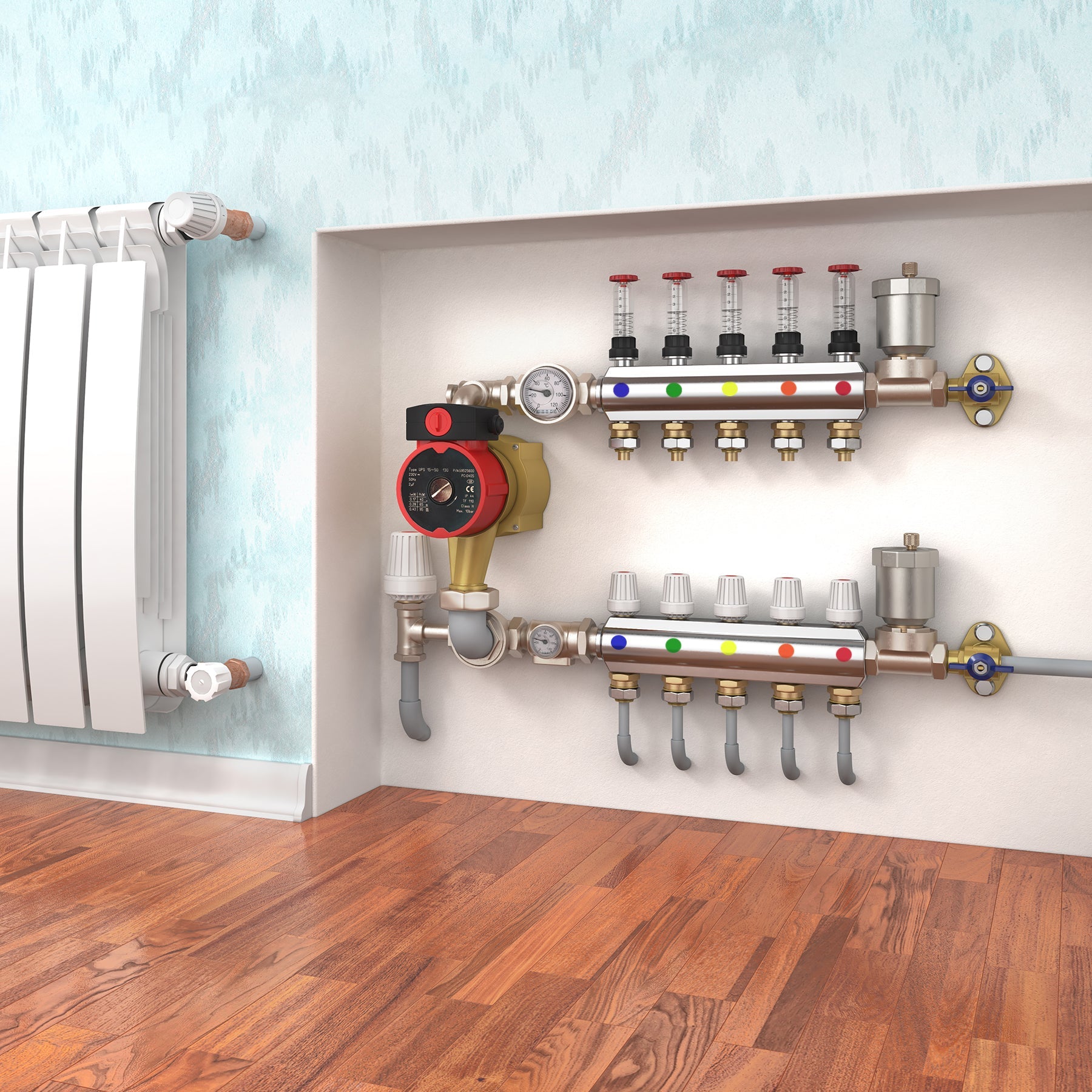 2" Removable Color-Code Round Dot Inventory Labels: 500/Roll