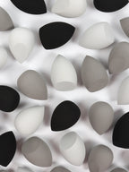 30 Beauty Eggs (Makeup Sponges) Foundation Make-Up Mixed Beauty Sponge, Liquid, Cream and Powder Without Blemish, Multi-Color C