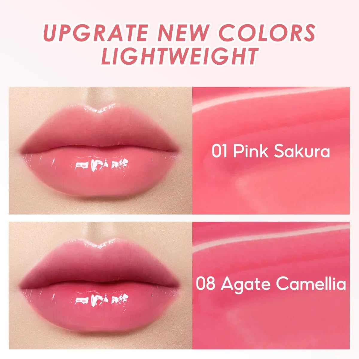 4 Colors Lip Balm Flower Essence Extra Moisturizing Natural Lasting Lip Plumper Non Sticky Lip Gloss Makeup Lip Care Cosmetics