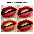 4 Colors Lana Del Rey Lipstick 4 Colors Matte Glossy 24 Lipstick Lasting Stain Women Lip Long Hour Set Tint Tube M4F9