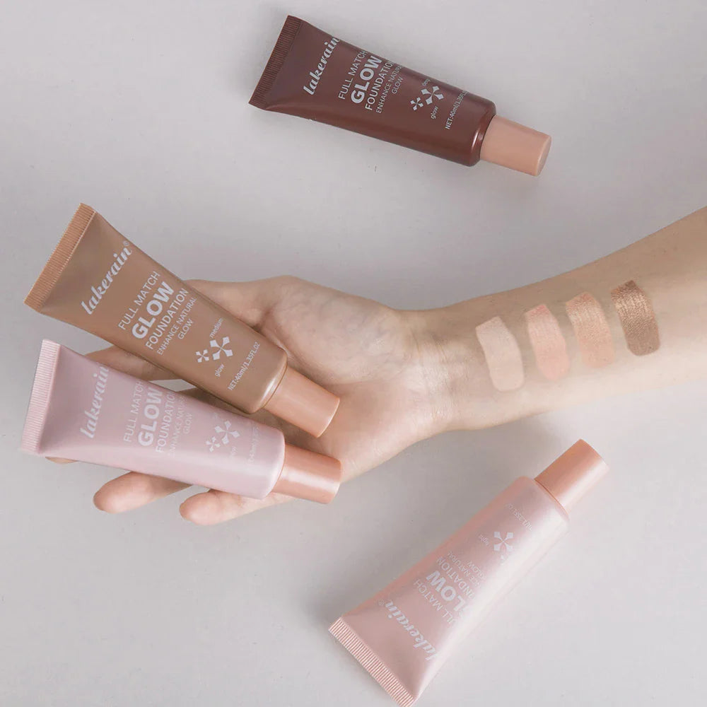 4 Colors Moisturizing Glow Foundation Liquid Long Lasting Natural Lightweight base Multi-purpose Illuminator Highlight Cream