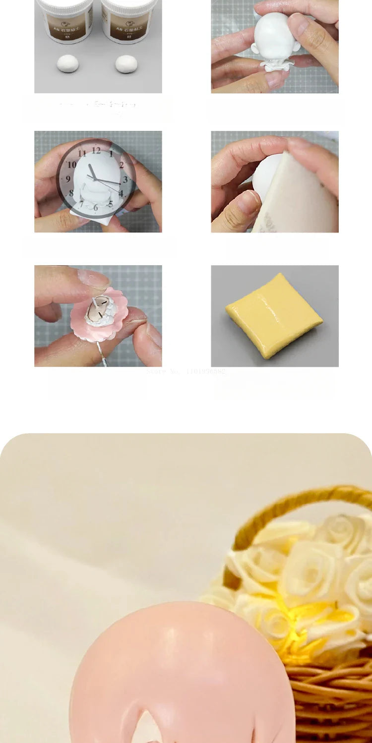 100g/200g/500g/ Set AB Stone Sculpture Clay Strong Waterproof Can Be Polished Ultra-low Expansion Without Volume Edge Color Clay