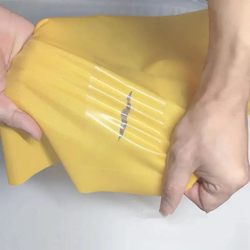 10pcs Transparent Waterproof Self Adhesive Sticker Cloth Patches Camping Awning Tent Water Toys Swimming Ring Repair Tape